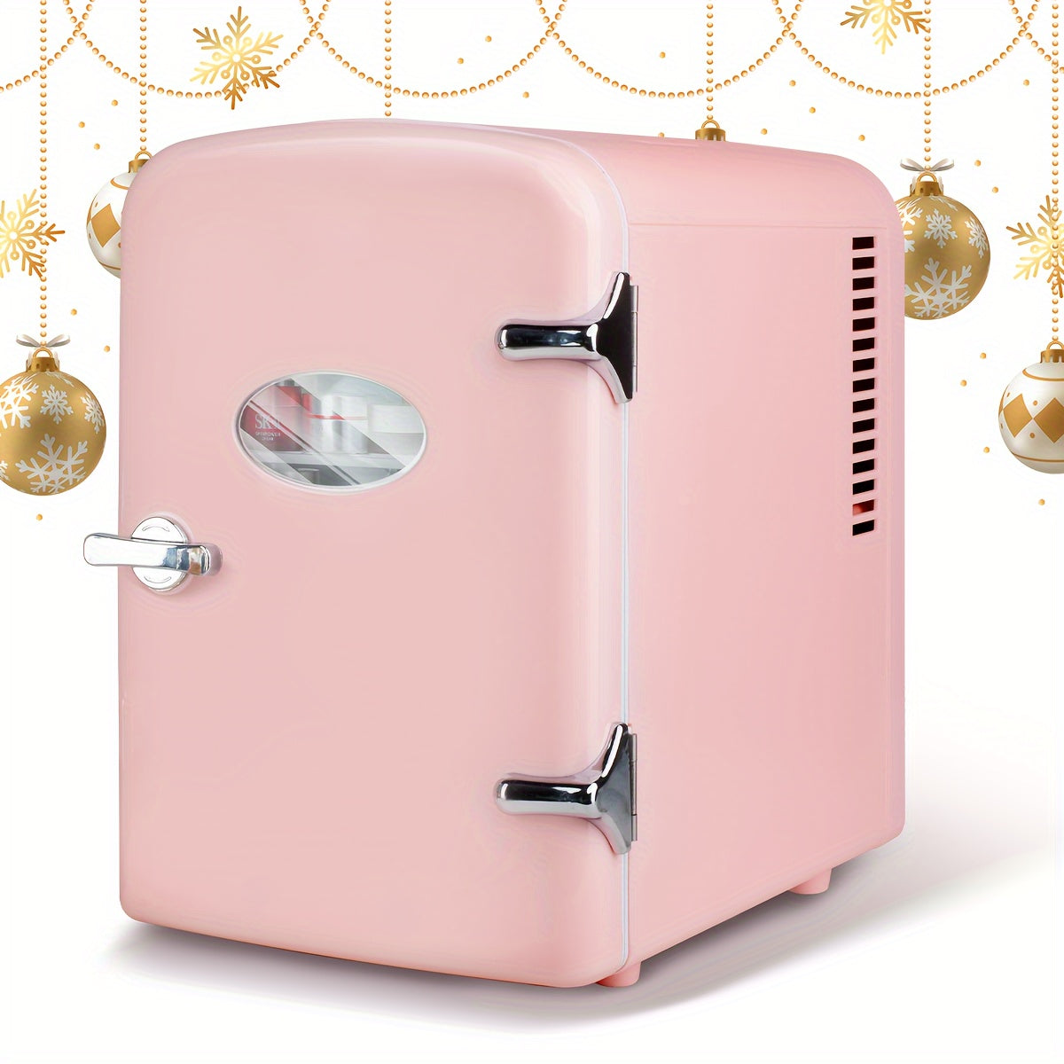 1.06Gal Cooler Warmer Compact Refrigerator Freezer Red