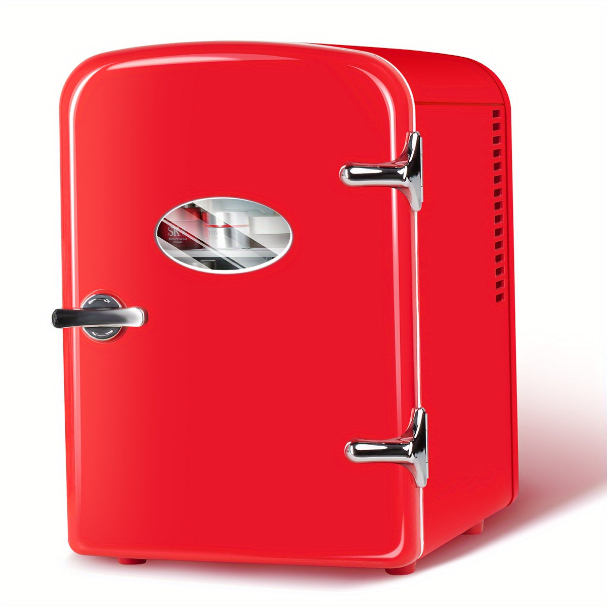 1.06Gal Cooler Warmer Compact Refrigerator Freezer Red