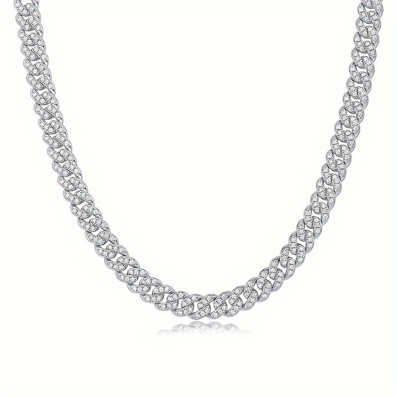 1Pcs 8.5 Carat Moissanite Necklace Pendant S925 Silver Plated