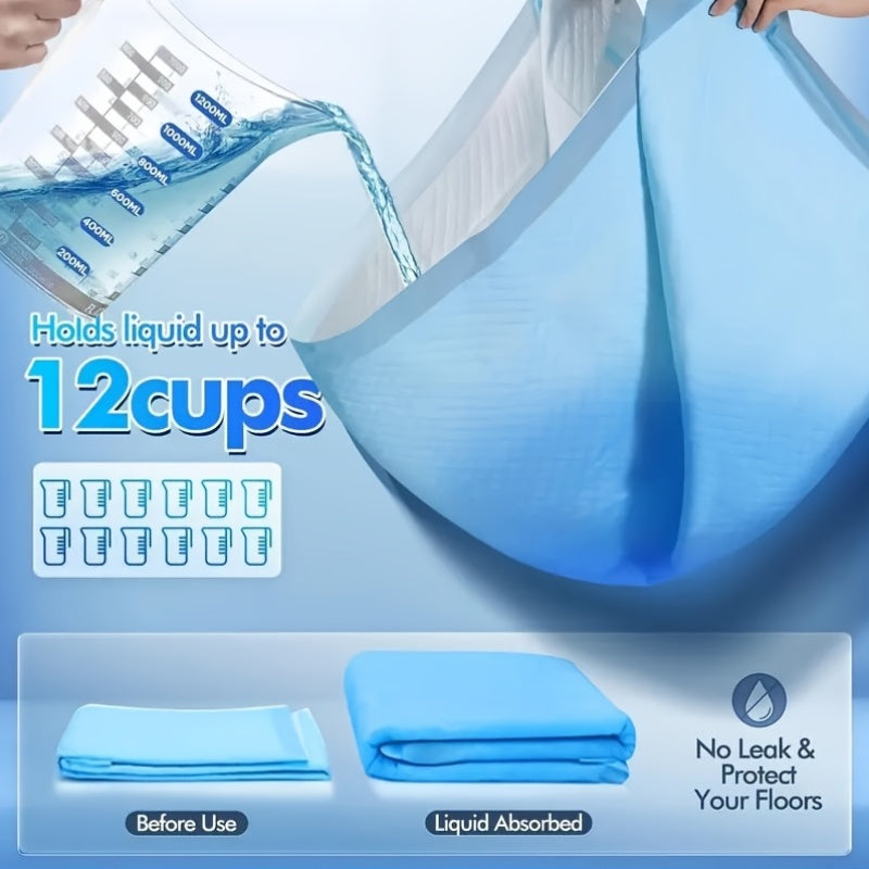 100pcs Dog Urinal Pads 22 Inch X 22 Inch Training Puppy Pads Super Absorbent Leak Proof Disposable Pet Potty Pads For All Pets