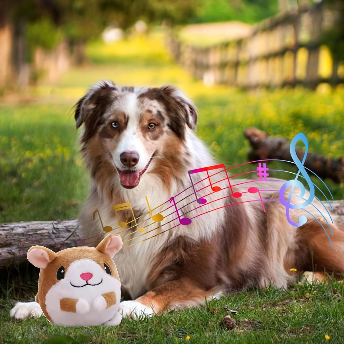 Active Moving Pet Plush Toy for Interactive Dog Fun