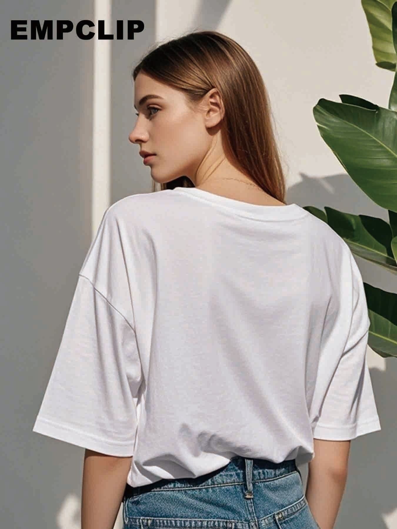 Happy Today Gift1111 Women's Street-Style T-Shirt Casual Tee