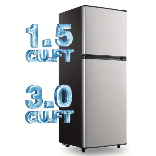WANAI Small Refrigerator With Freezer 3.2 Cu. Ft Large Capacity