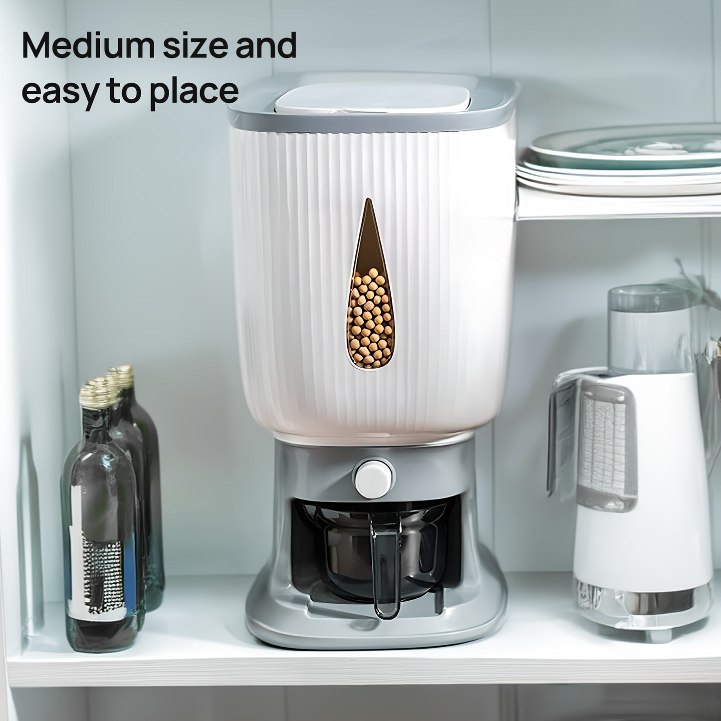 Dynamic Deals Direct Rice Dispenser With Measuring Cup