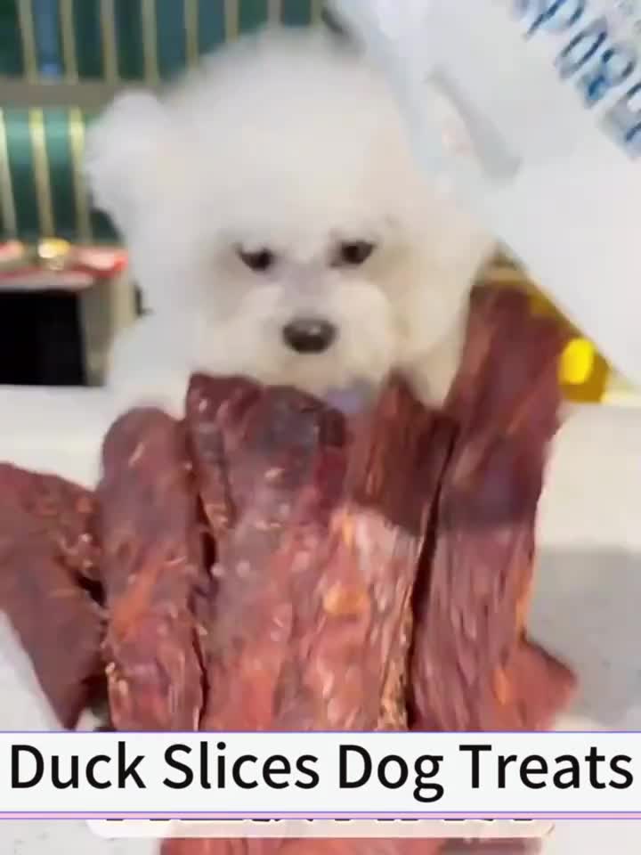 1pc Pet Food High Quality Duck Jerky 60g for Dogs