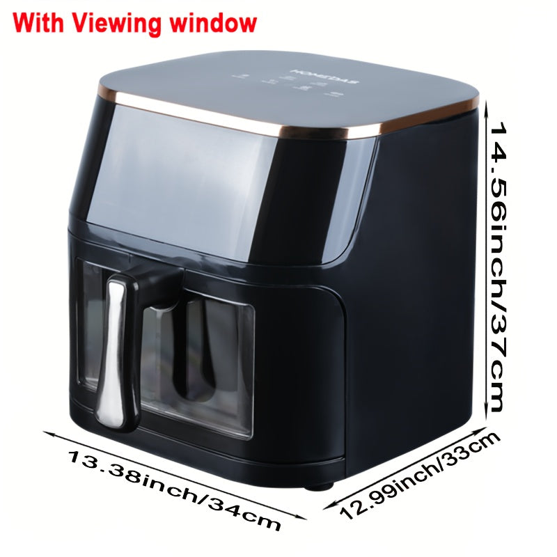 1300W Large Capacity Air Frying Oven With Advanced Touch Control Panel - Healthy Cooking Made Easy With Rapid Results And Minimal Oil