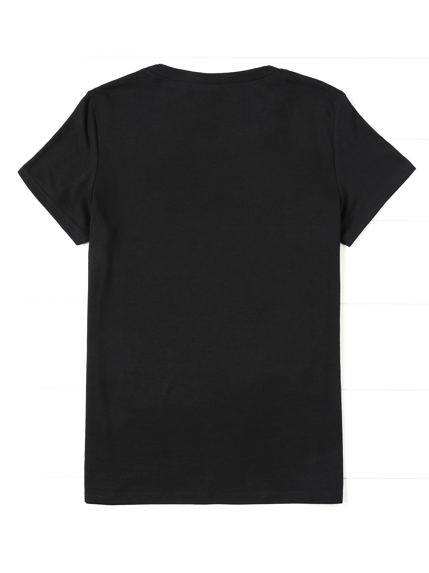 Women'S Moonrise Graphic Tee -Round Neck Short Sleeve, Black, Sizes S-XXL - Perfect for Spring/Summer/Fall