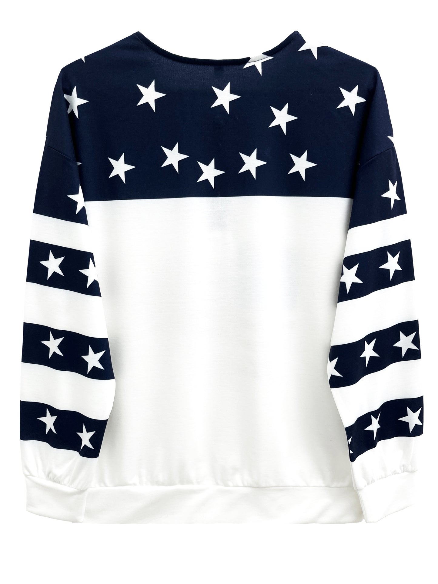 American Flag Sweatshirt by Brand Casual Women's Pullover