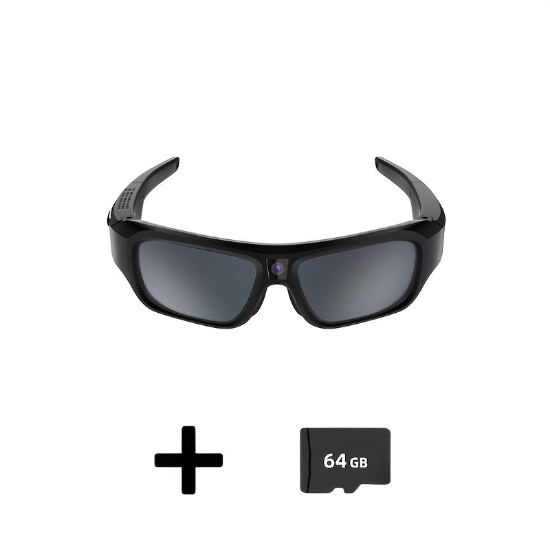 4K HD Smart Glasses Camera USB Rechargeable 180-Min Battery Life