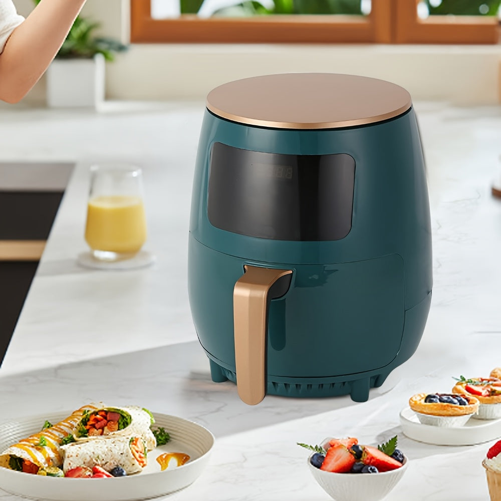 Smart Electric Air Fryer - Large Capacity with Visual Window