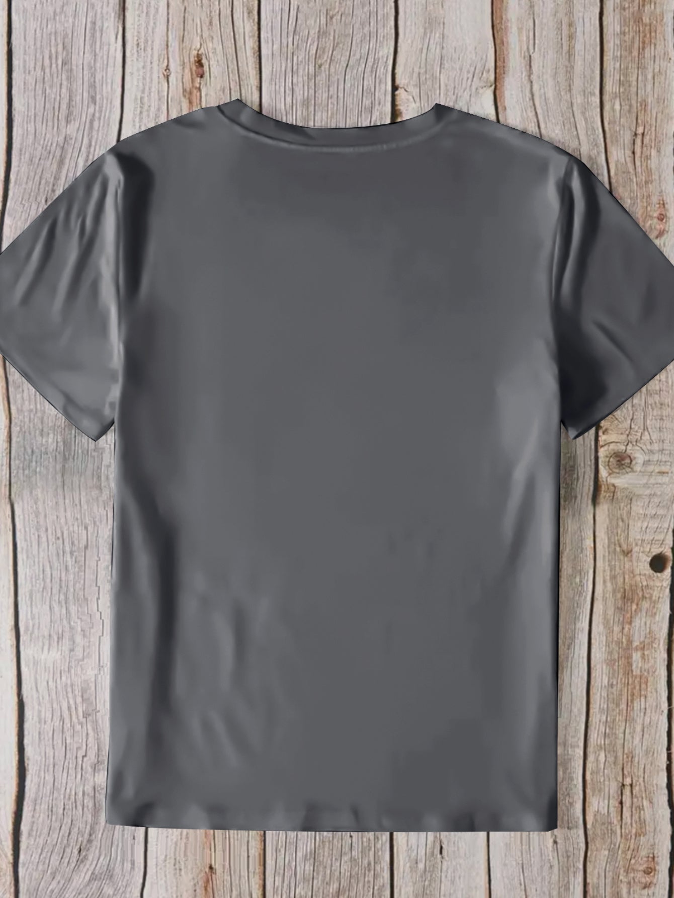 Womens Crew Neck Fashionable Heart Print T-Shirt Casual Top