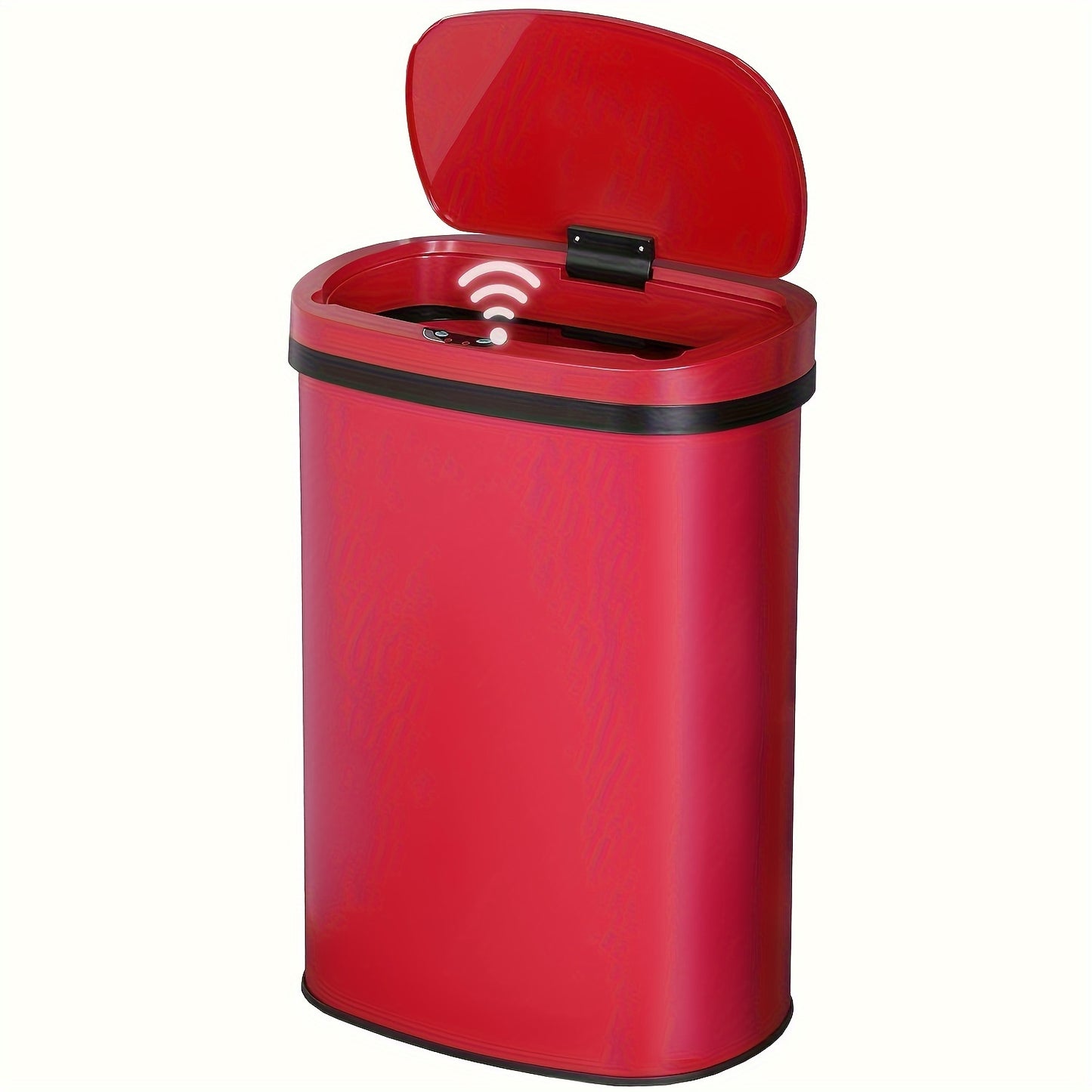 Automatic Garbage Can Touchless Motion Sensor Stainless Steel Trash Can with Lid Anti-Fingerprint