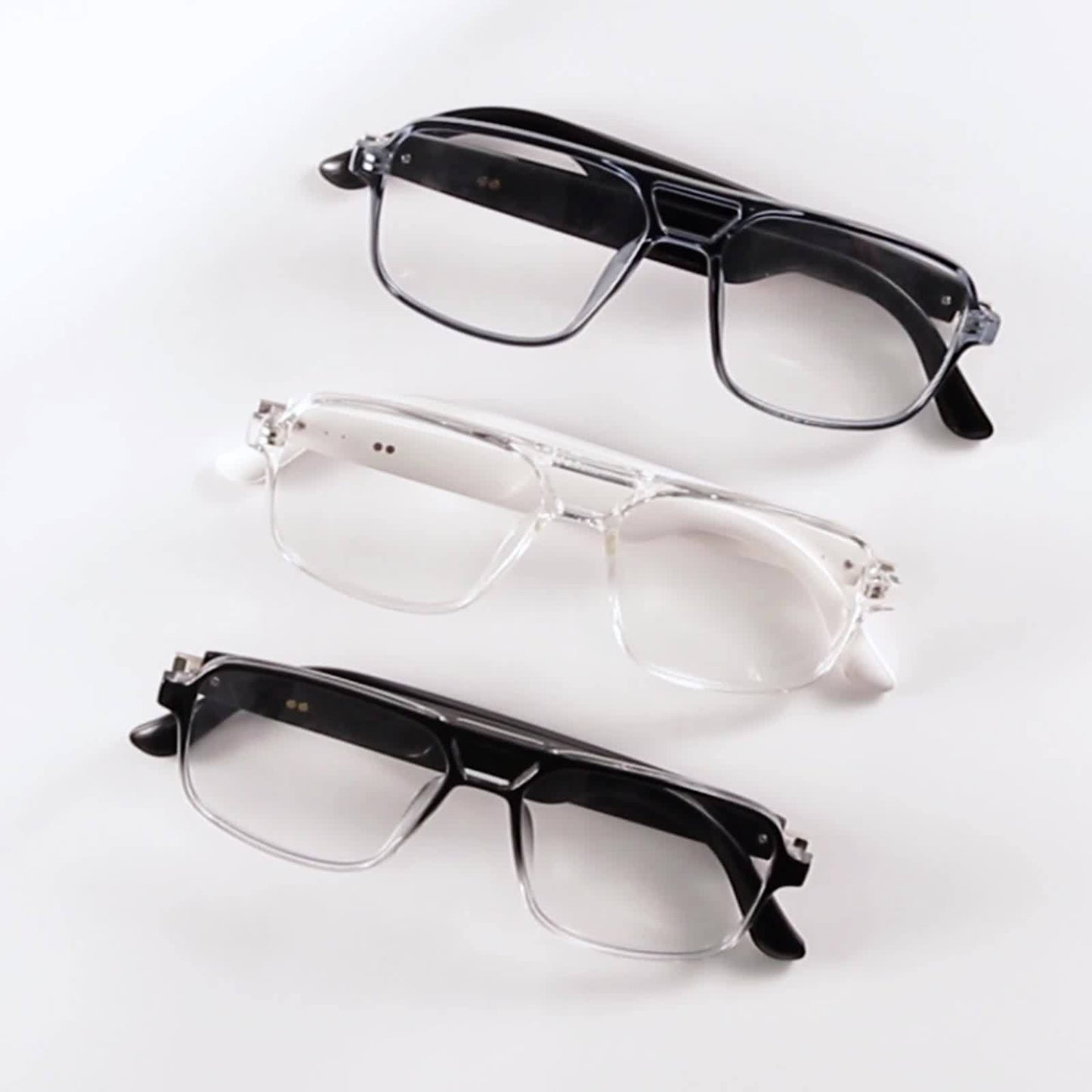 Smart Audio Color-Changing Glasses, Built-In Microphone And Speaker