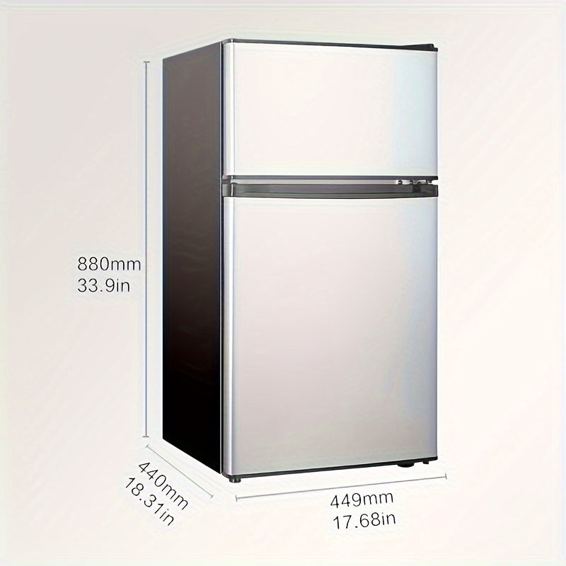 Half Scale Compact Double-Layer Refrigerator Freezer Two Mode