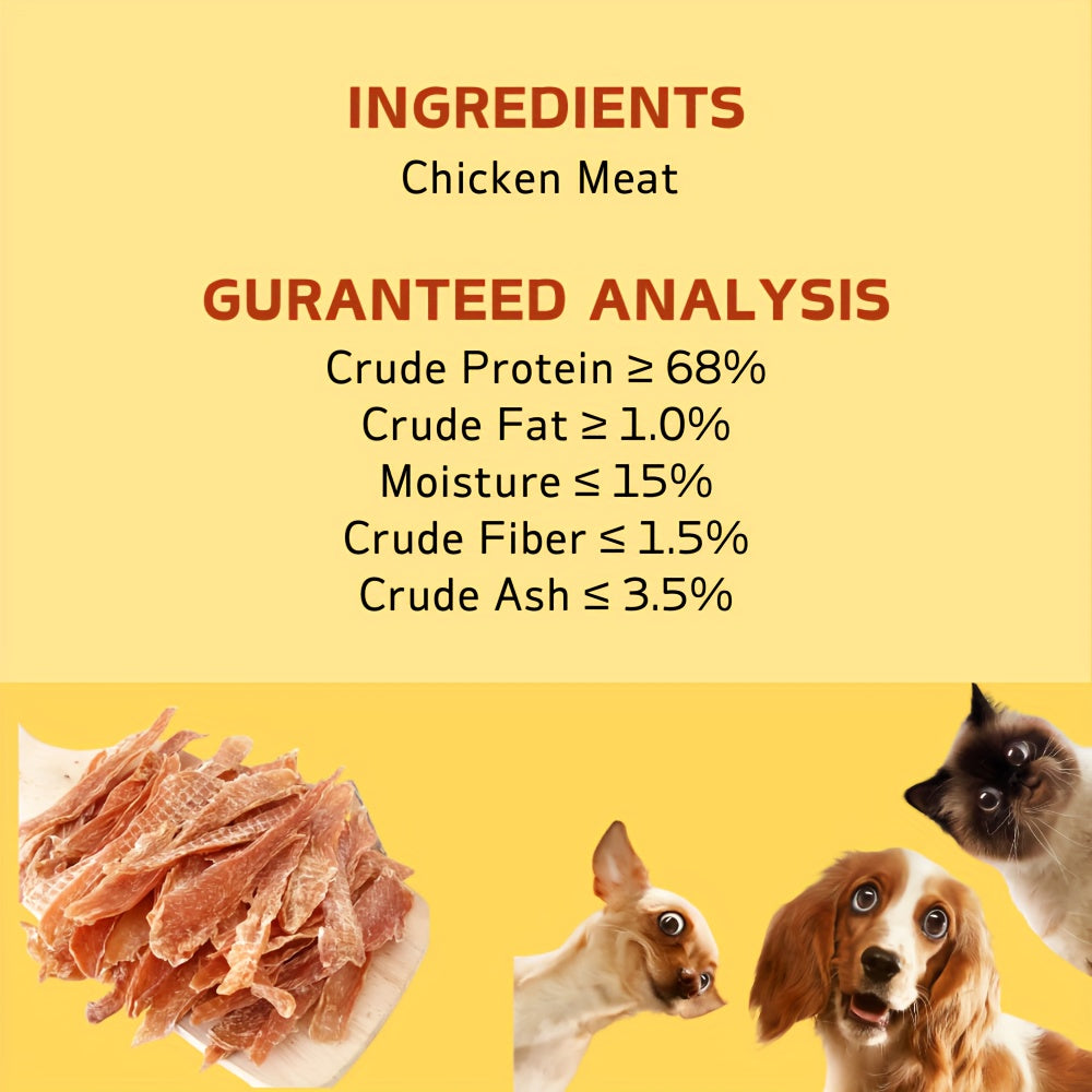 1-Pack 150g Chicken Jerky Dog Treats Limited Ingredients Healthy High Protein Low Fat Long Lasting Chews Perfect Training Reward Snack