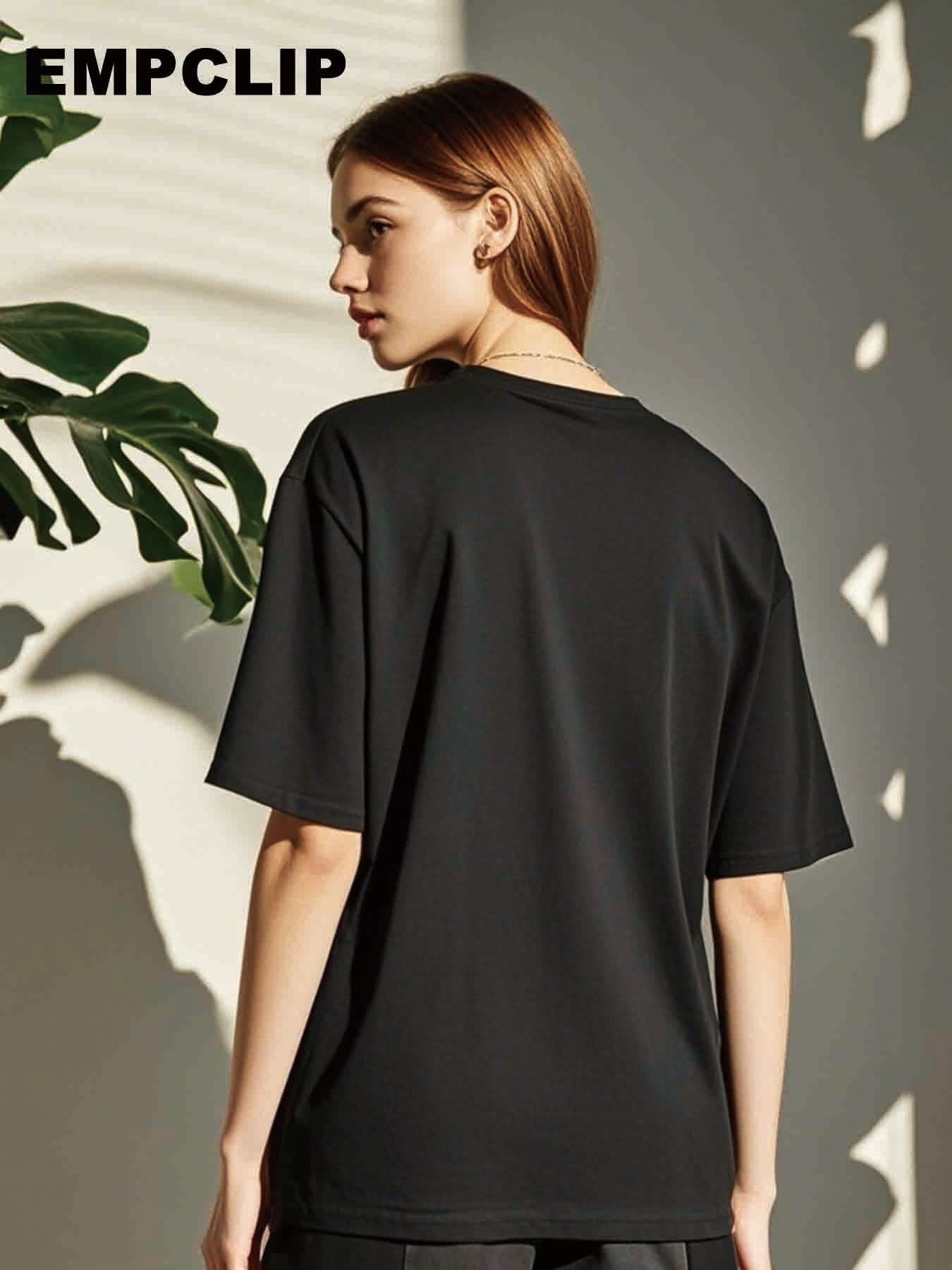 Happy Today Gift1111 Women's Street-Style T-Shirt Casual Tee