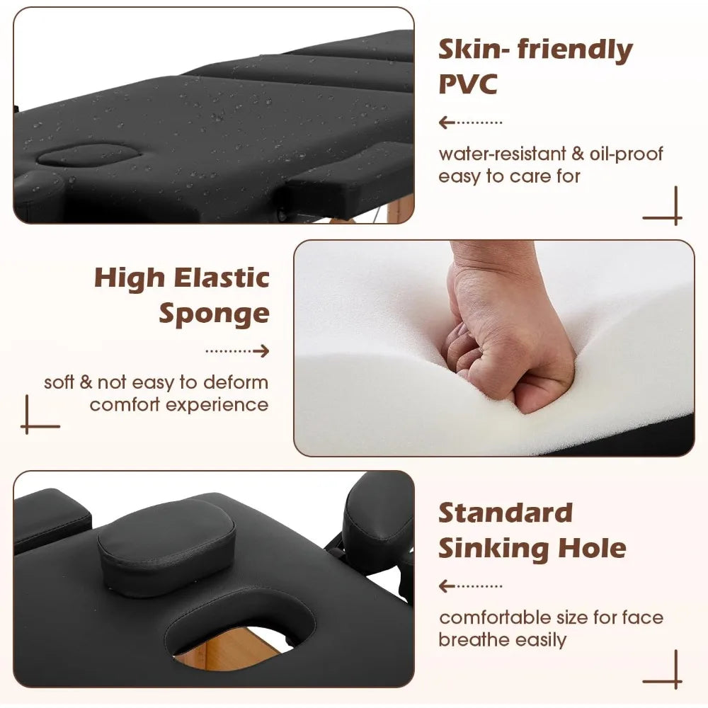 Hign Concerned Portable Massage Table With Non Woven Bag