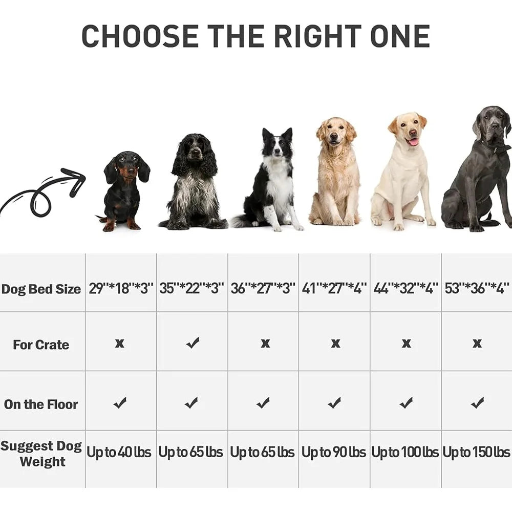 Fujian Waterproof Orthopedic Dog Bed Non Slip Foam