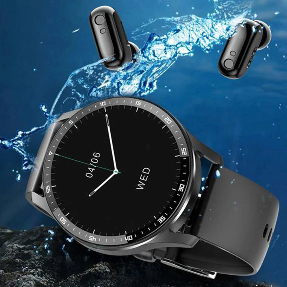 TWS Bluetooth Smart Watch With Earbuds by Dynamic Deals