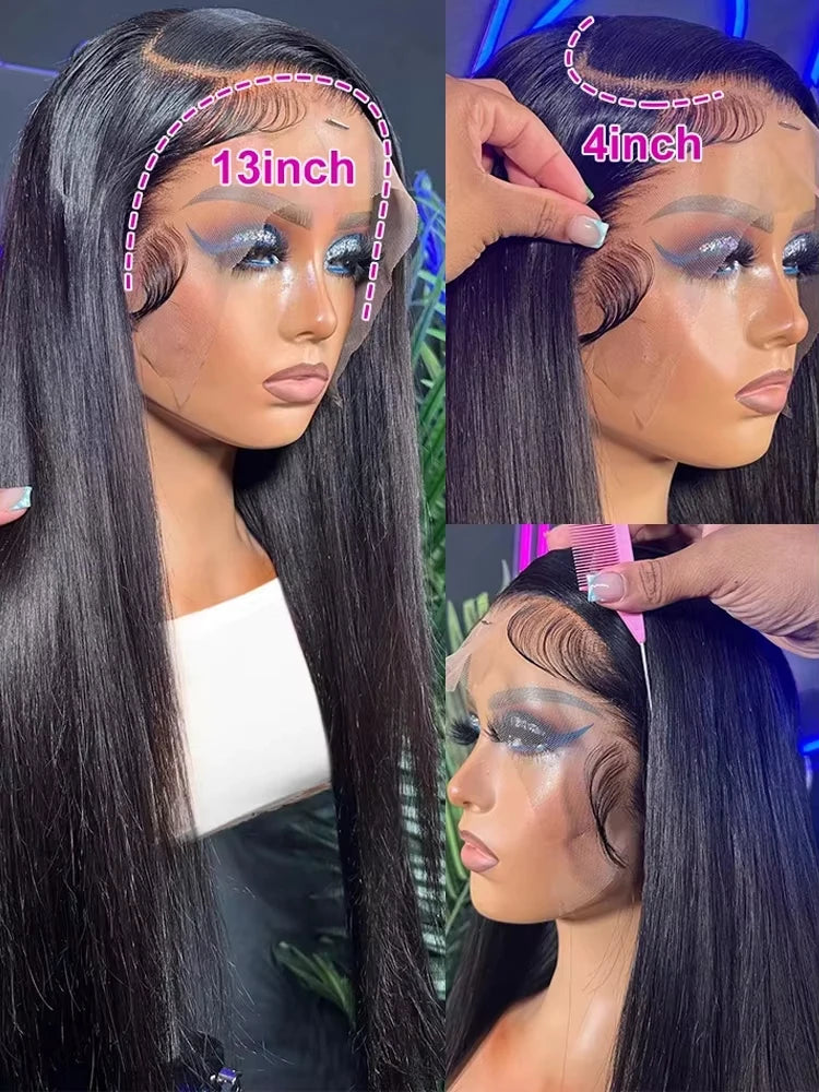 Aslmeet Brazilian Remy Lace Front Wig Pre Plucked HD Lace