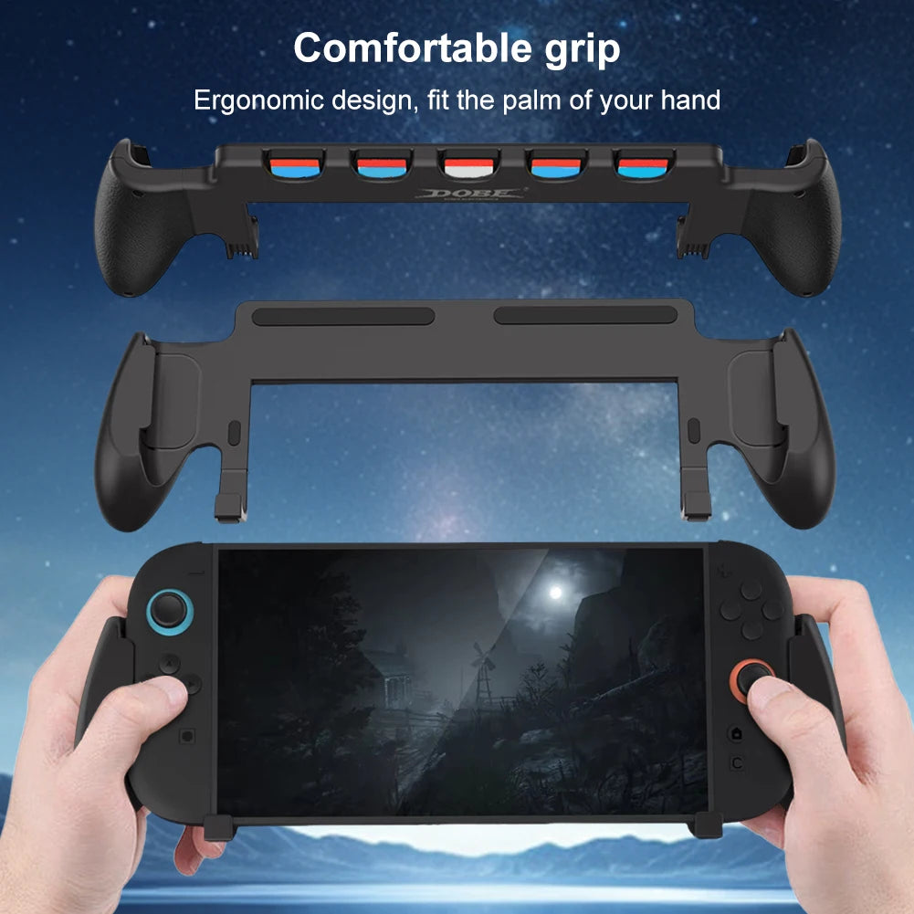 For Nintendo for Switch 2 Grip with Stand Comfortable & Ergonomic Grip Holder Anti Slip Protective Case for Switch 2 Accessories