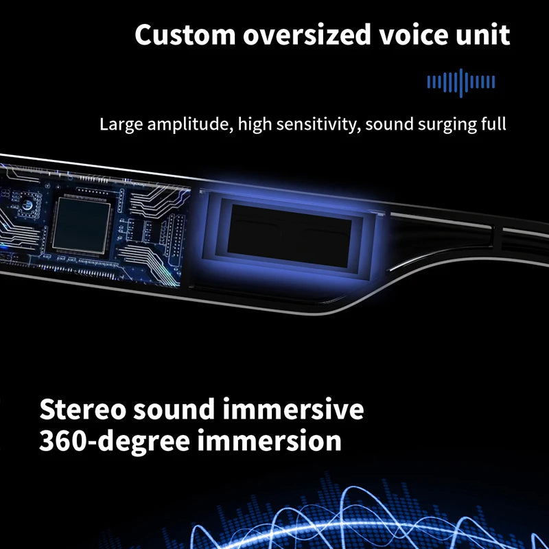New Smart Wireless Bluetooth Glasses for Music and Calls