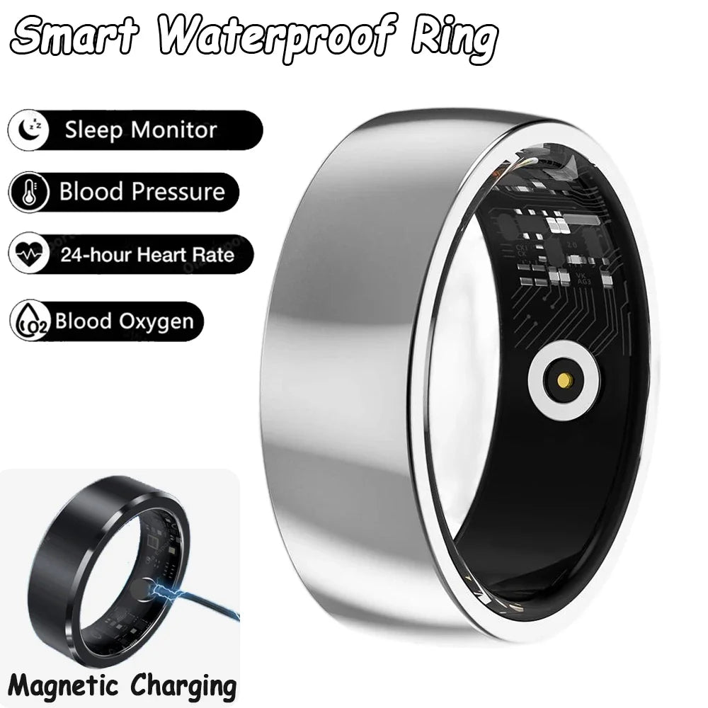 2025 Smart Ring Women Men For Iphone Android Health Monitor