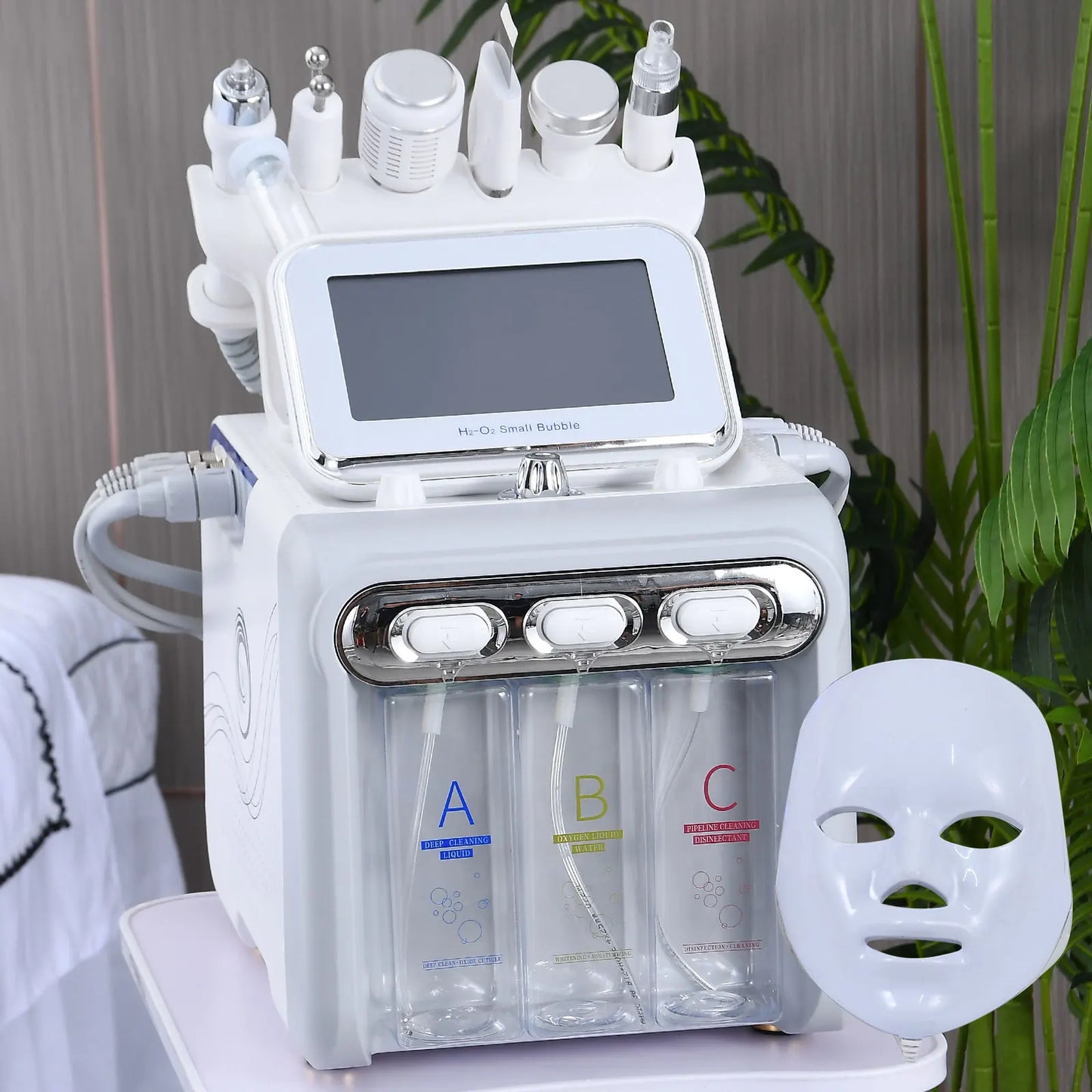 7 In 1 H2O2 Beauty Skin Cleansing Hydrofacial Machine Aqua Peeling Facial Machine for Home Use