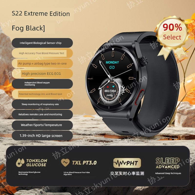 Skyunion W2 Blood Pressure Wrist Smartwatch For Elderly