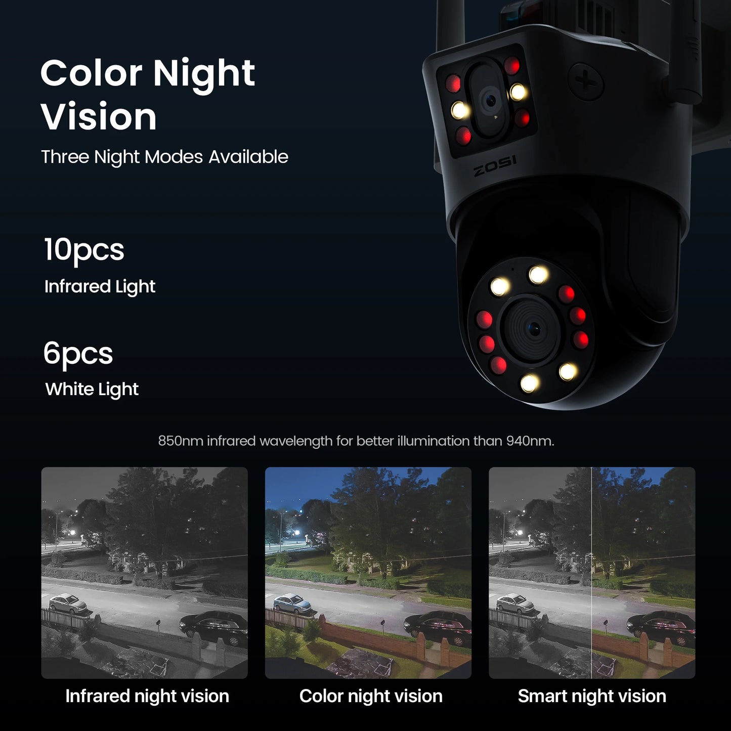 ZOSI C298Pro Max 4K 8MP Dual Lens PTZ Security Camera