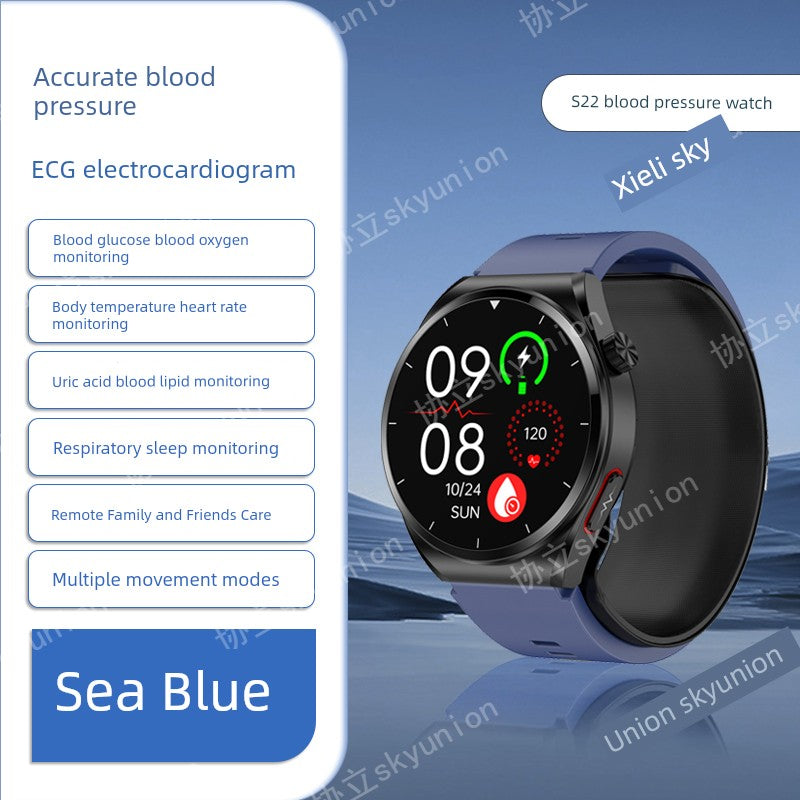 Skyunion W2 Blood Pressure Wrist Smartwatch For Elderly