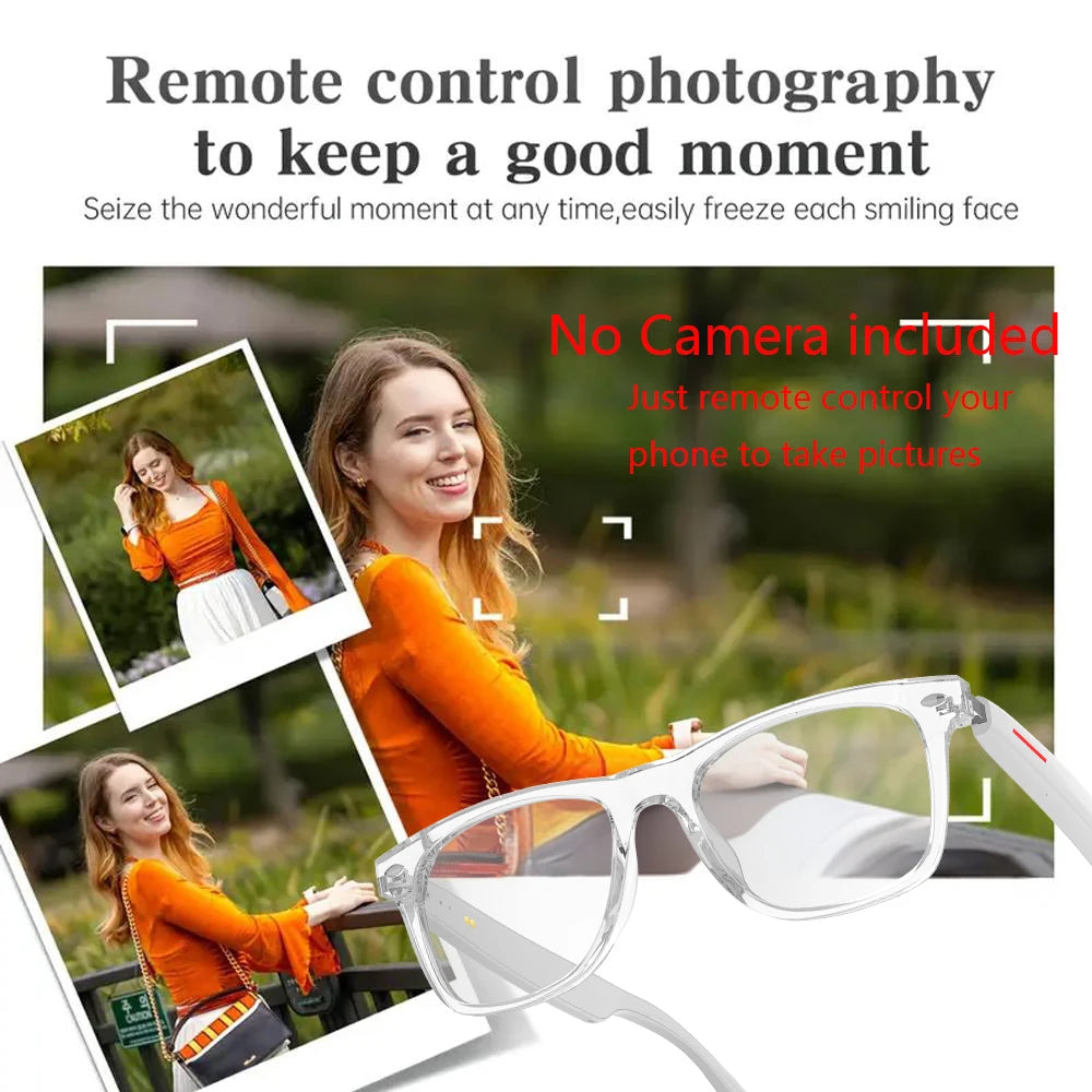 Senbono Original E13 Smart Glasses With Sunglasses Open Ear Headsets Waterproof Hands-Free Calling Sunglasses For Men And Women