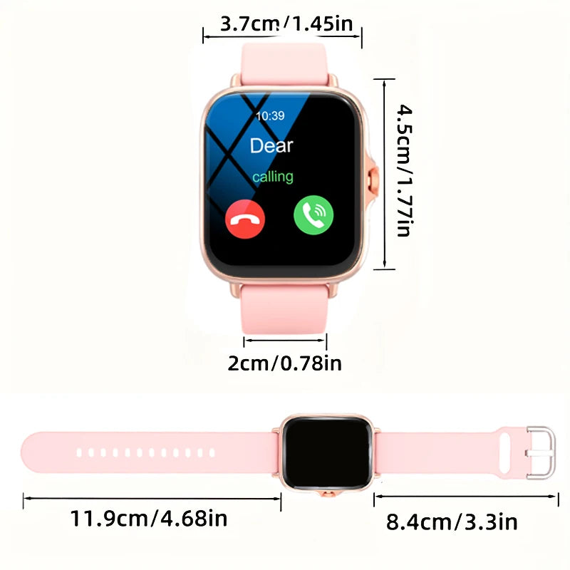 Smart Watch With Full Touch Screen Call Message Reminder Music Control Compatible With iPhone Android
