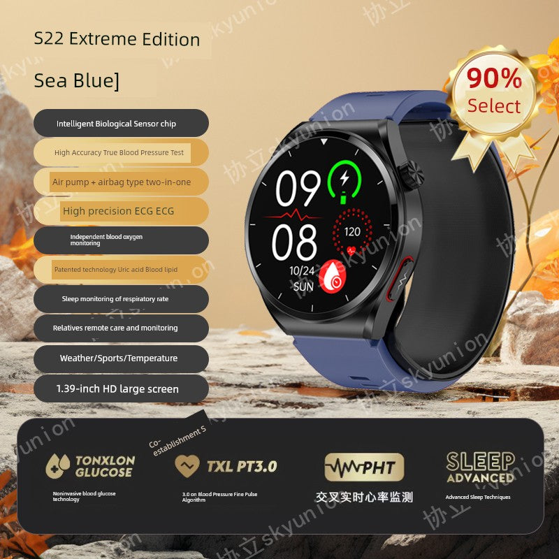 Skyunion W2 Blood Pressure Wrist Smartwatch For Elderly