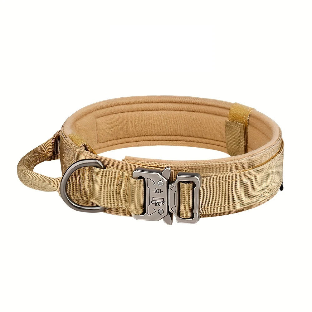 Dog Training Adjustable Tactical Dog Collar Leash Set