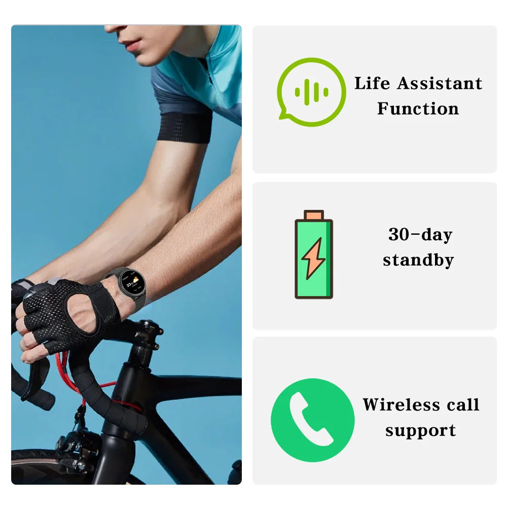 Smart Watches for Women 1.27 Inch Fitness Tracker for iPhone and Android