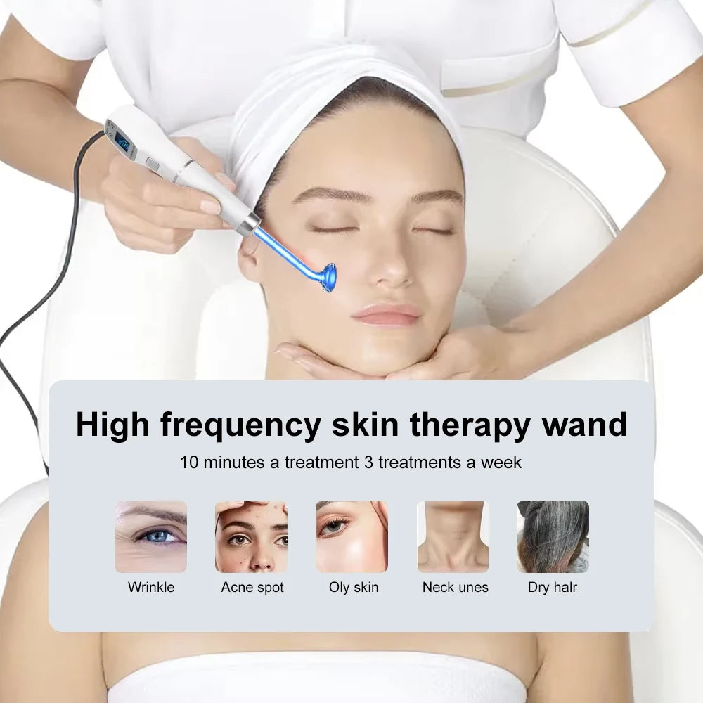 YUET WIN High Frequency Electrode Wand Acne Spot Remover