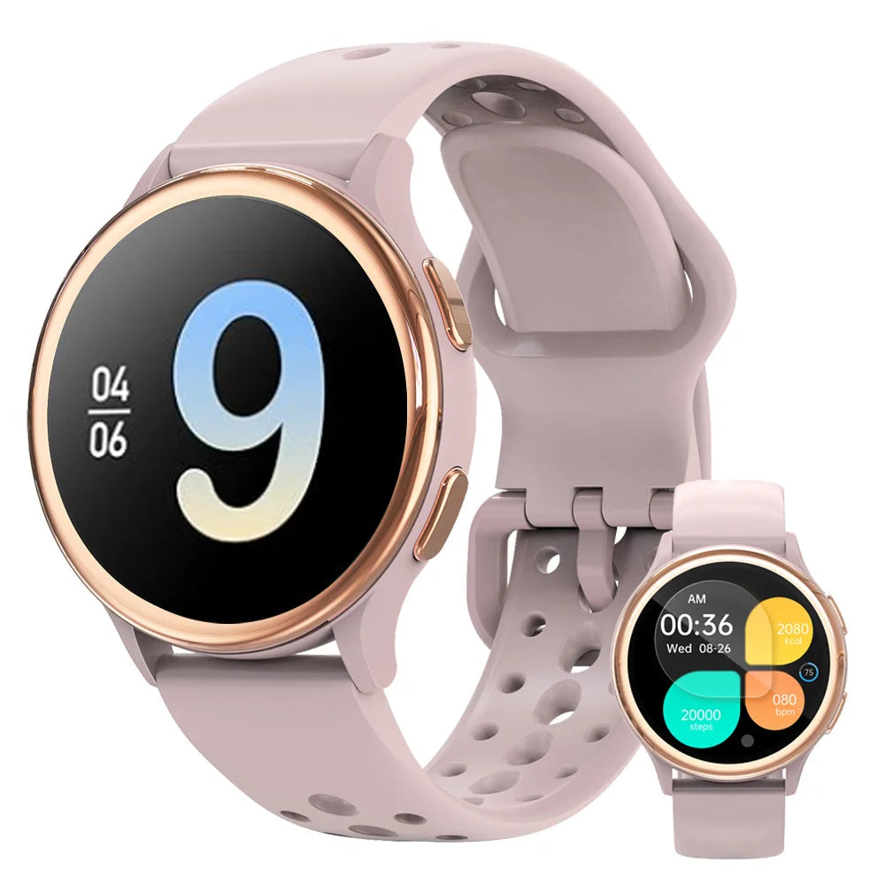 Smart Watches for Women 1.27 Inch Fitness Tracker for iPhone and Android