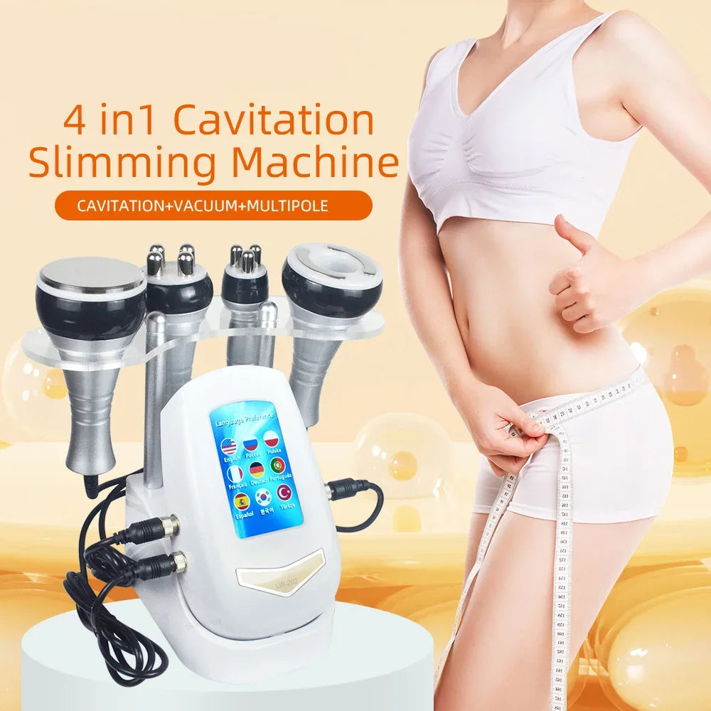 Skinterest 4In1 40K Cavitation Ultrasonic Slimming Machine