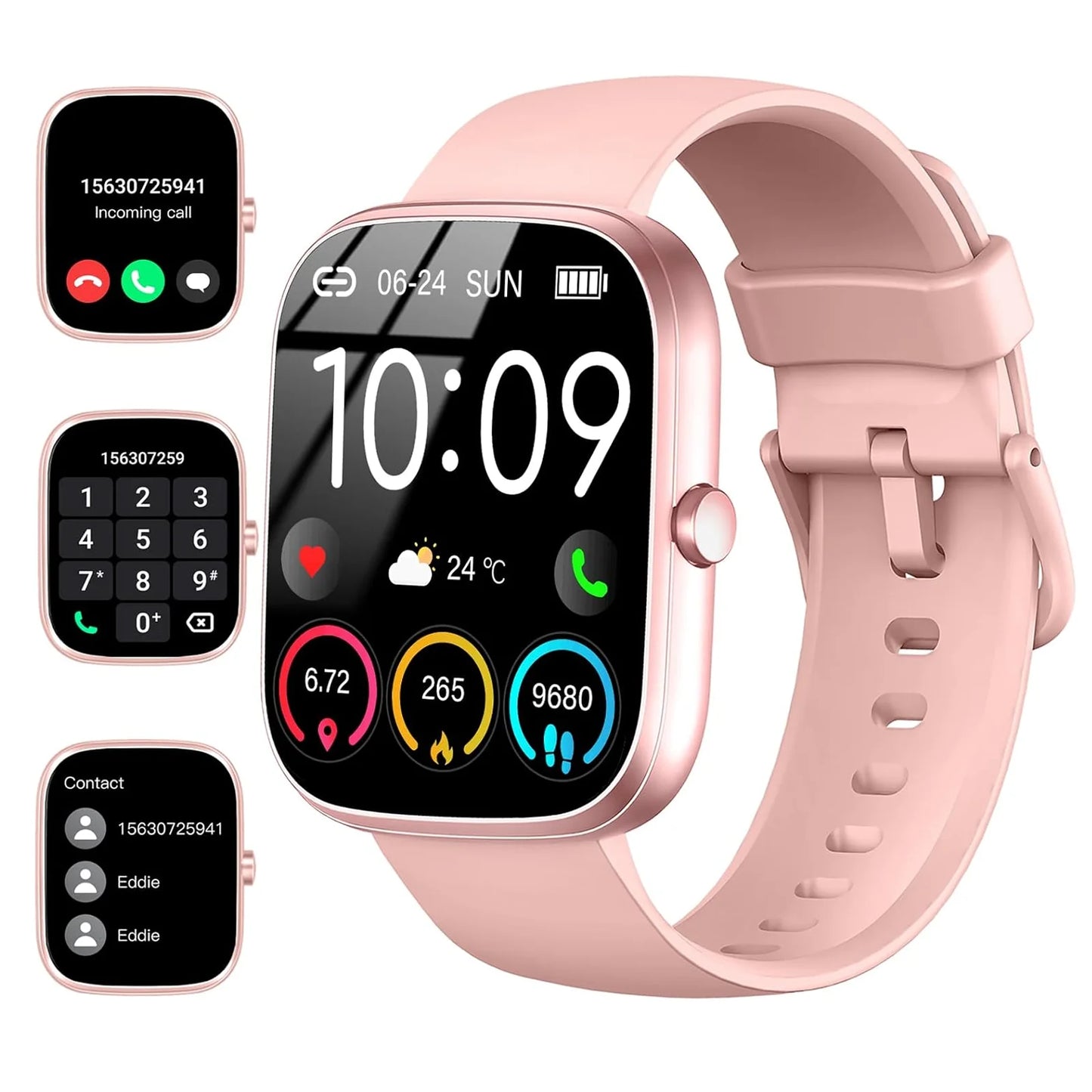 1.91 Inch Smartwatch Answer Call IP68 Fitness Tracker