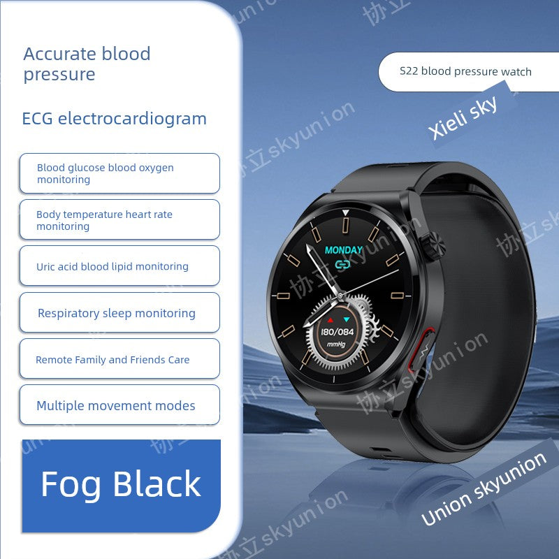 Skyunion W2 Blood Pressure Wrist Smartwatch For Elderly