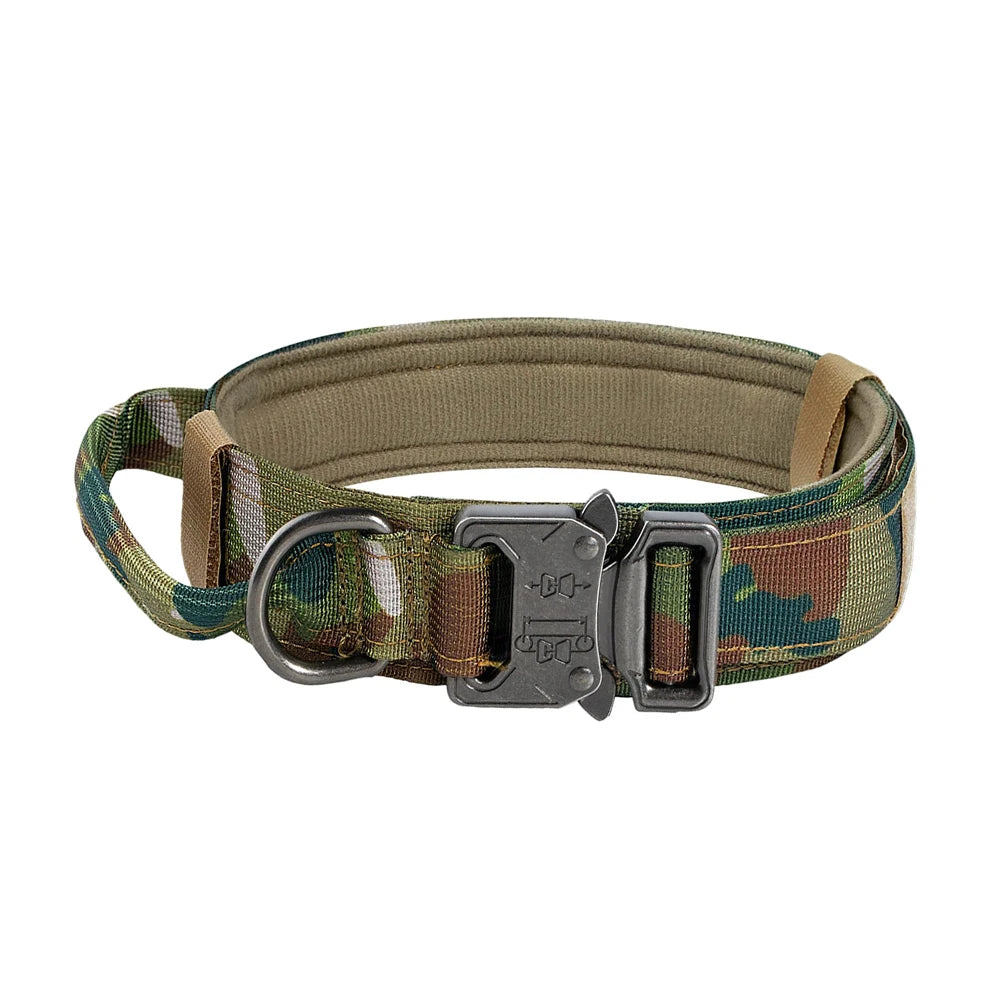 Dog Training Adjustable Tactical Dog Collar Leash Set