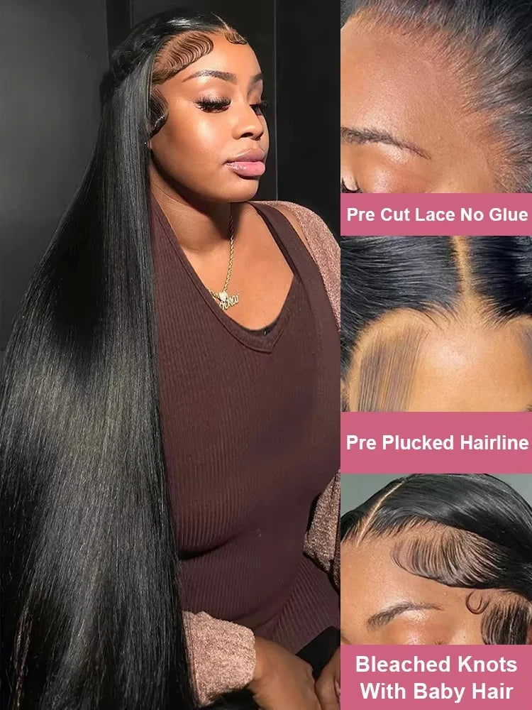 Aslmeet Brazilian Remy Lace Front Wig Pre Plucked HD Lace
