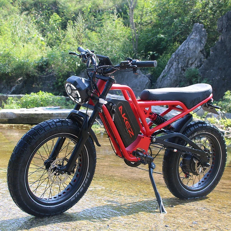 1500W Motor 52V 25AH Battery Hydraulic Brake E Bike Fat Tire