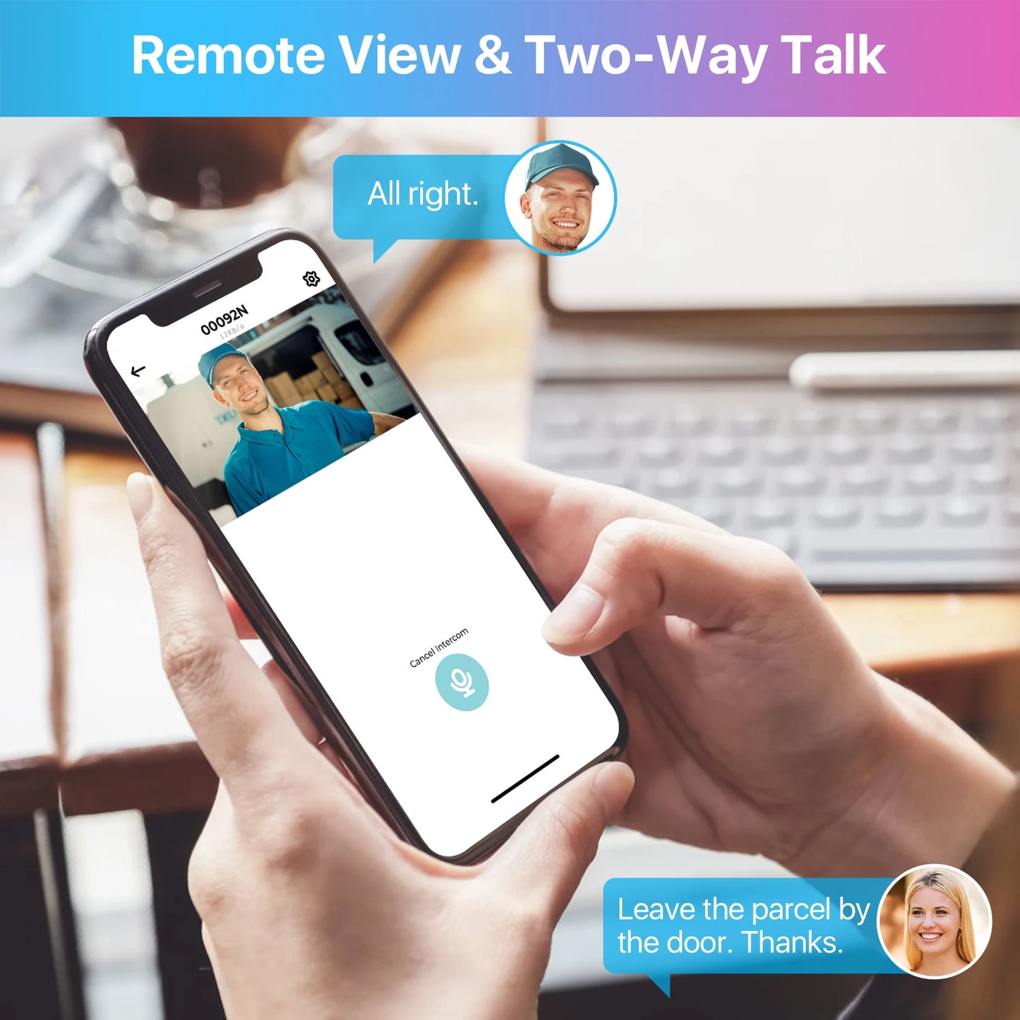 ZOSI 5MP HD WiFi PTZ Security Camera with Color Night Vision