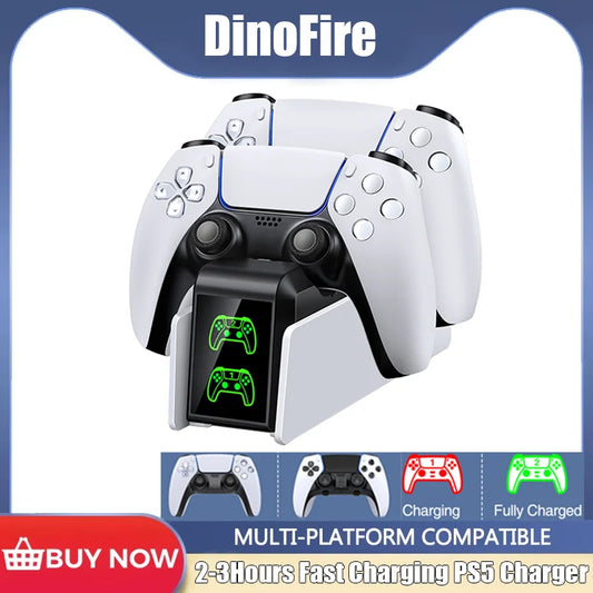Dual Fast Charger for PS5 Wireless Controller Stand