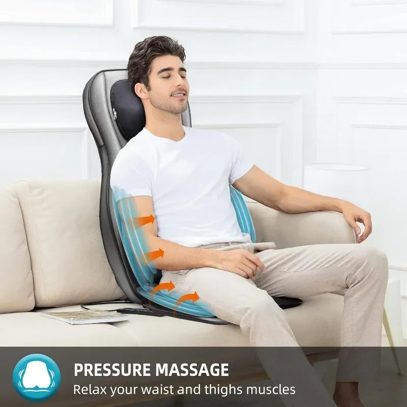 Hign-concerned Shiatsu Neck Massager 2D3D Kneading Heat App
