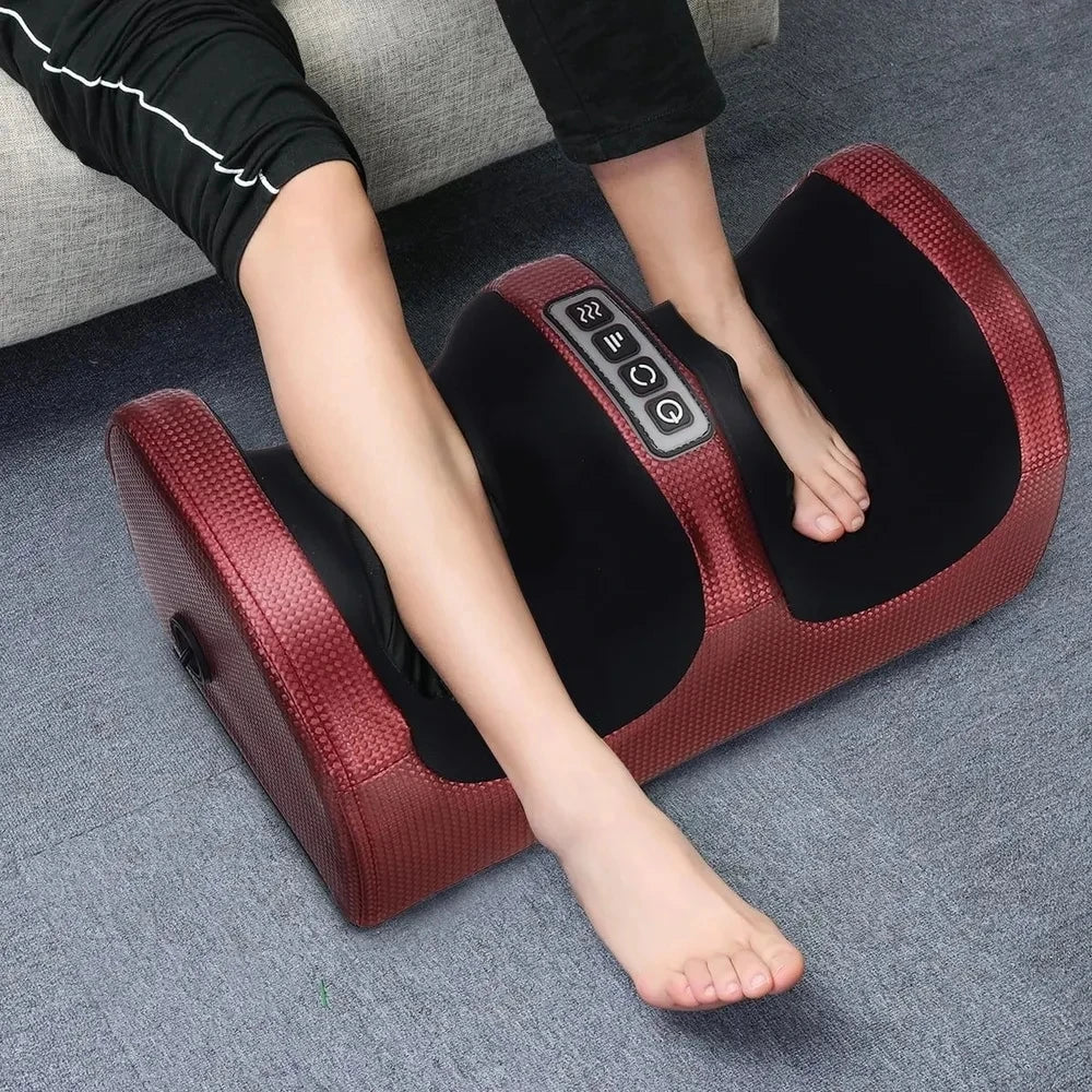 Infrared Heating Foot Massager Rolling Shiatsu Calf Therapy
