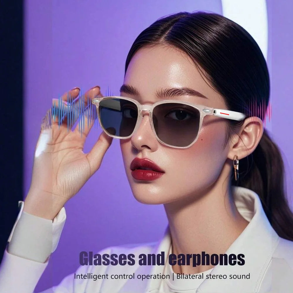 Senbono Original E13 Smart Glasses With Sunglasses Open Ear Headsets Waterproof Hands-Free Calling Sunglasses For Men And Women