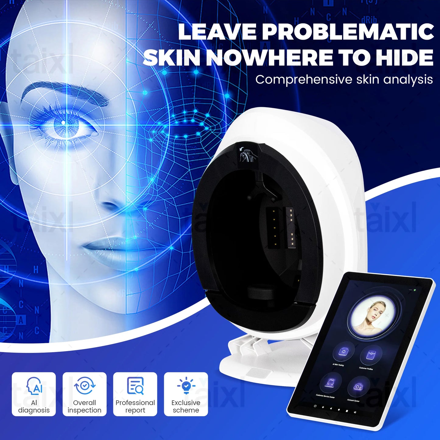 Dynamic Deals Direct AISIA Q1 3D AI Facial Skin Analyzer